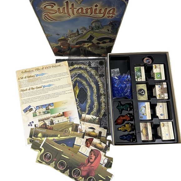 Sultaniya Arabian Nights Board Game Complete Asmodee Bombyx Ages 8+ 2-4 Players - Picture 4 of 4